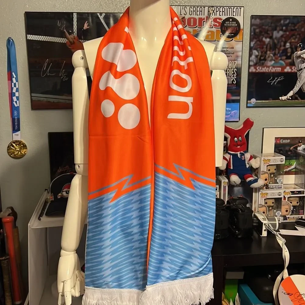 Houston Dynamo Forever Orange scarf great for that big soccer fan